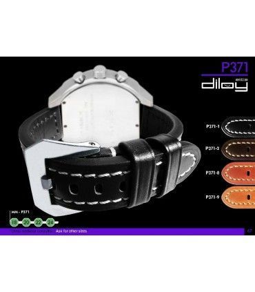 Correa de piel vintage para reloj Diloy P371