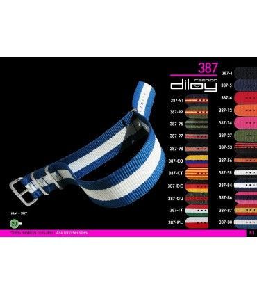 Correa Nato para reloj, Diloy 387