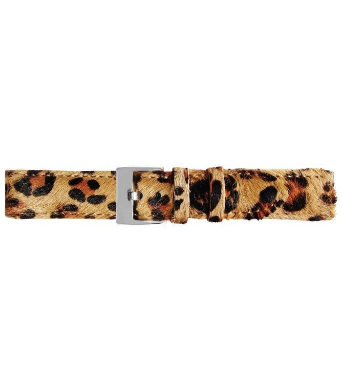Correa de piel animal print para reloj, Diloy 388