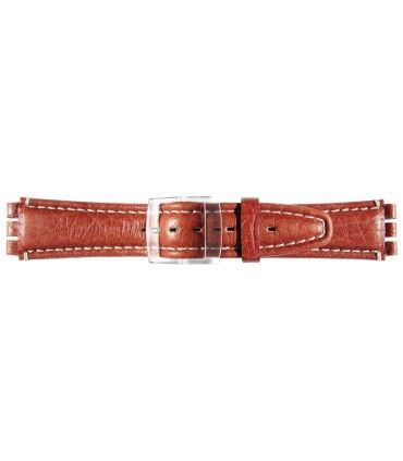 Correa de piel para repuesto reloj Swatch, Diloy Iron3