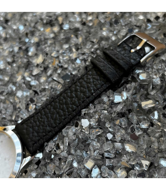 Correa de reloj de cuero. Piel grabado bisonte 12mm 14mm 16mm 18mm 20mm 22mm Ref. P178