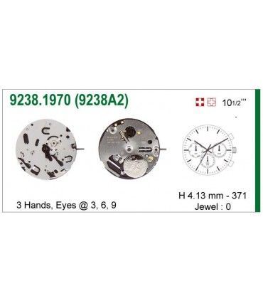 Máquina o movimiento para reloj ISA 9238A2