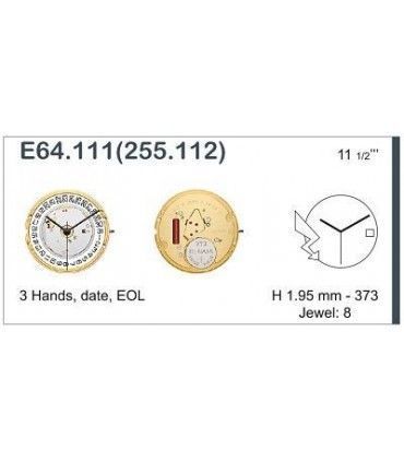 Máquina o movimiento para reloj ETA E64.111