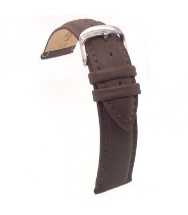 Correa de reloj de piel vacuno Cuero engrasado compatible con Daniel Wellington 12mm 14mm 16mm 18mm 20mm 22mm Ref.77