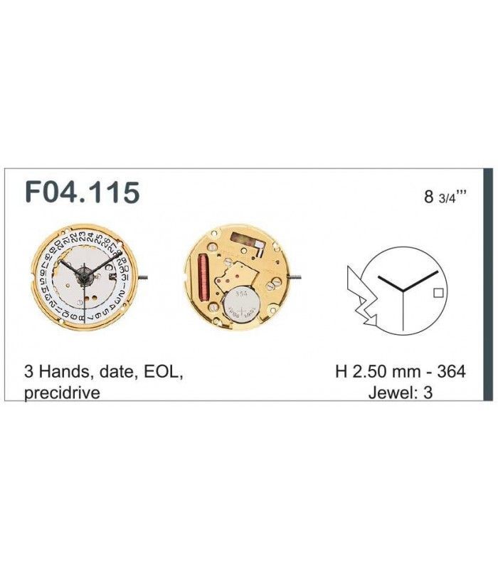 Máquina o movimiento para reloj ETA F04.115