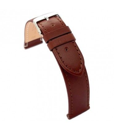 Correa de Reloj Piel Vacuno cuero liso. 12mm 14mm 16mm 18mm 20mm Ref. 304