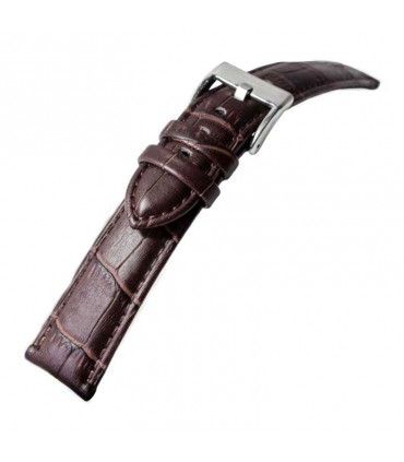 Correas de Reloj de Piel Grabado Cocodrilo Largo Especial. Ref 368EL