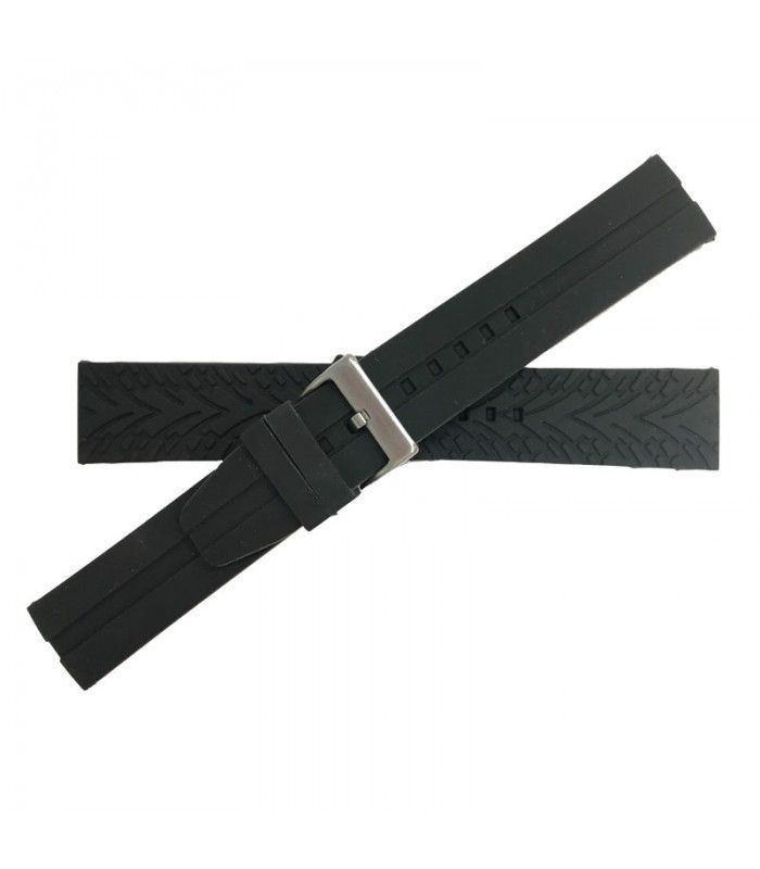 Correa de silicona extra larga para reloj, Diloy BR03L