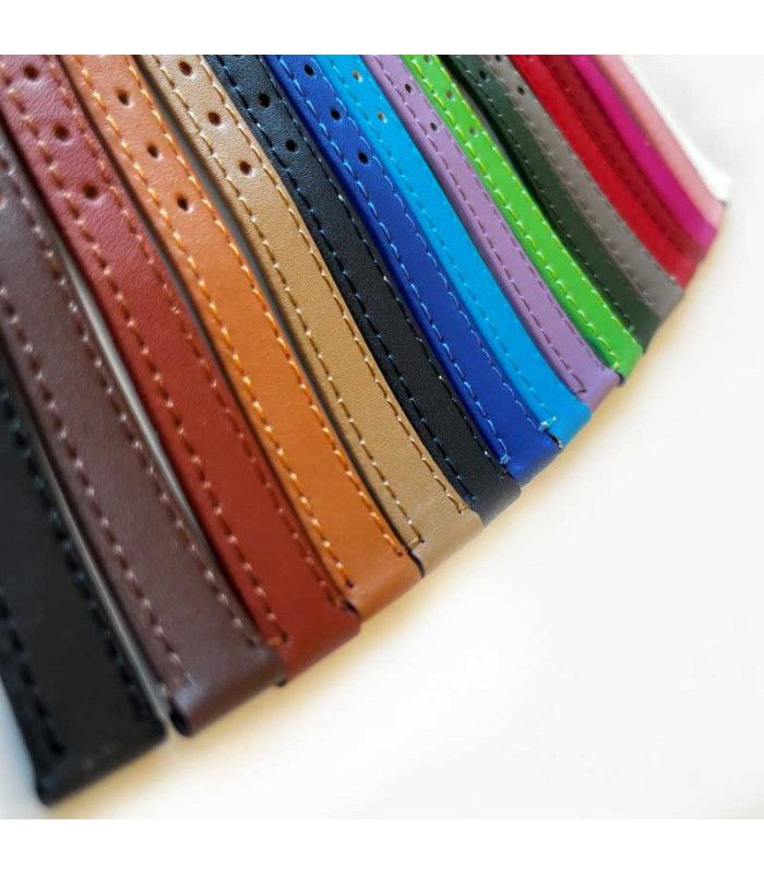 Correa de Reloj Piel Vacuno cuero liso. 12mm 14mm 16mm 18mm 20mm Ref. 304