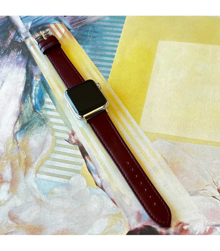 Correa de Reloj Piel Vacuno cuero liso. 12mm 14mm 16mm 18mm 20mm Ref. 304